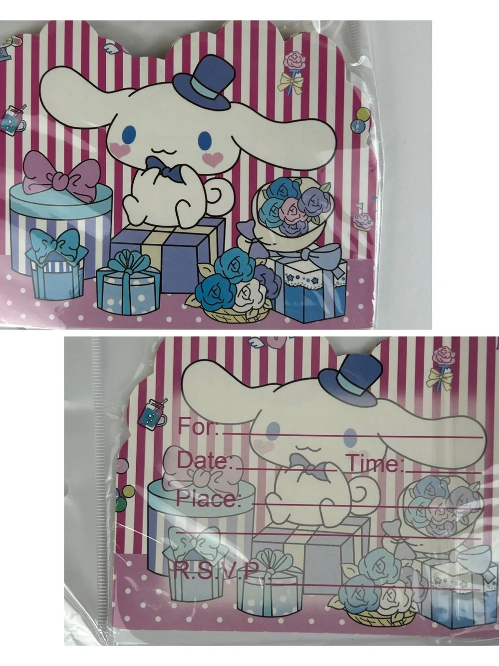 Sanrio Cinnamoroll Birthday Party Supplies Set 146pc Decorations Pink Background